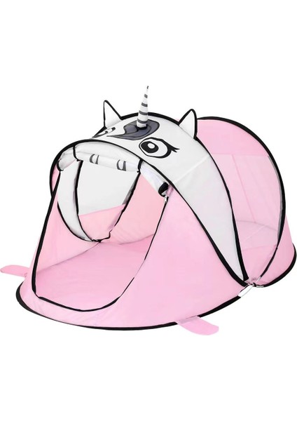 Çocuk Basit Plaj Çadırı Kapalı Taşınabilir Katlanabilir Oyuncak Evi Açık Otomatik Hızlı Açık Prenses Oyun Evi (Yurt Dışından)