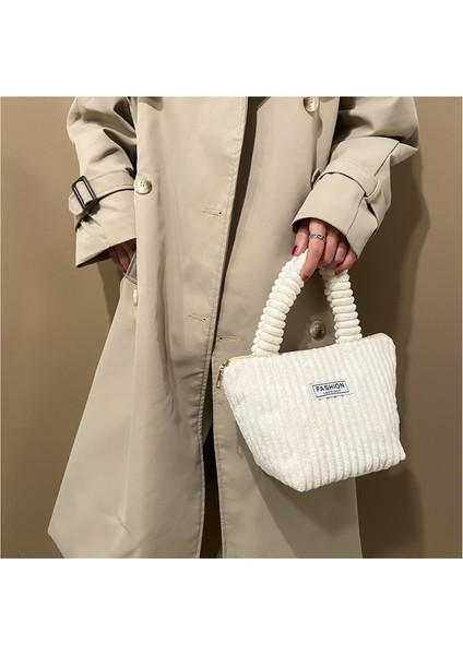 Ins Yeni Kadife Koltuk Altı Küçük Çanta Cep Telefonu Çantası Moda Sanat Omuz Çantası (Yurt Dışından) modelleri