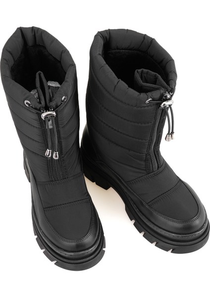 Dolf Siyah Kadın Fermuarlı Puffer Çizme fırsatları