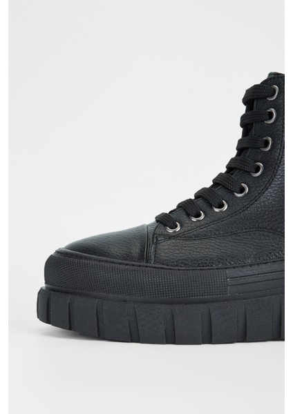 Kadın Siyah Floter Deri Casual Bot 775 40468 Bn Bot SK23/24 fırsatları