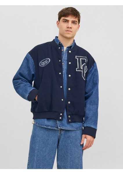 Jack & Jones Harş Işlemeli Bomber Ceket - Varsity