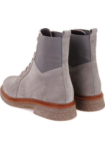 Emma Vizon Kadın Bağcıklı Süet Deri Bot indirimleri