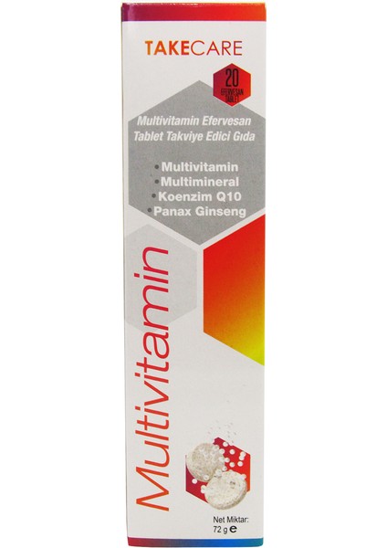 care Multivitamin Ve Multimineral Karişim Efervesn 20 Tablet