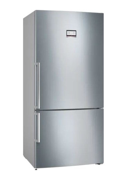KGN86PIE0N Alttan Donduruculu Buzdolabı 186 x 86 cm Kolay Temizlenebilir Inox No-Frost