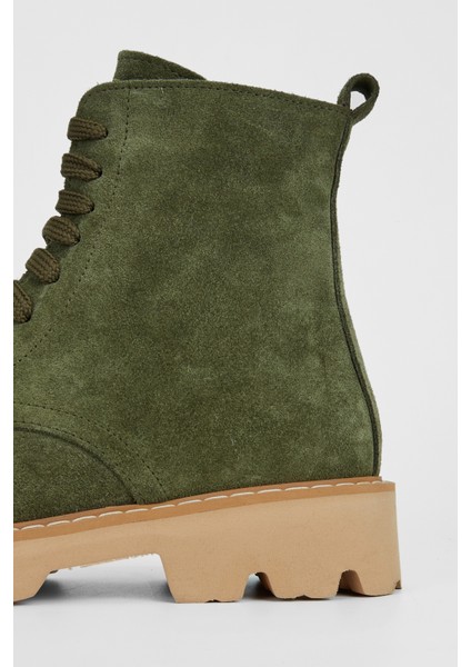 Kadın Haki Süet Deri Casual Bot 902 2735 Bn Bot SK23/24 indirimleri
