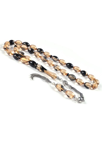 Özel Tasarım Füme Sıkma Kehribar Tesbih fiyatları