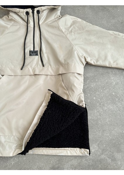 İçi Kürklü Kanguru Cep Mont Su Geçirmez fiyatları