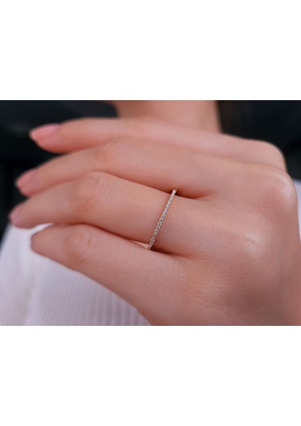 Pırlanta Ince Yarım Tur Yüzük 0404R0360 fırsatları