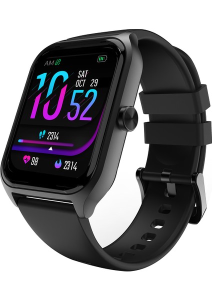 Ultra2 Pro IP68 Su Geçirmez Nabız Spor Sağlık Sp02 Kan Oksijeni Takibi Arama Özellikli iOS & Android Amoled Ekran 45mm Akıllı Saat Gün Siyah