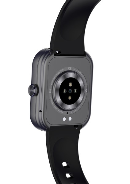 Ultra2 Pro IP68 Su Geçirmez Nabız Spor Sağlık Sp02 Kan Oksijeni Takibi Arama Özellikli iOS & Android Amoled Ekran 45mm Akıllı Saat Gün Siyah
