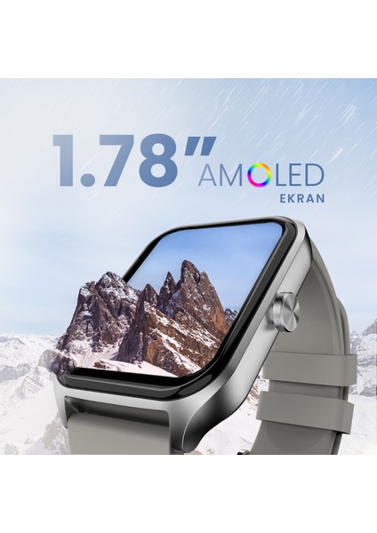 Ultra2 Pro IP68 Su Geçirmez Nabız Spor Sağlık Sp02 Kan Oksijeni Takibi Arama Özellikli iOS & Android Amoled Ekran 45mm Akıllı Saat Gün Siyah
