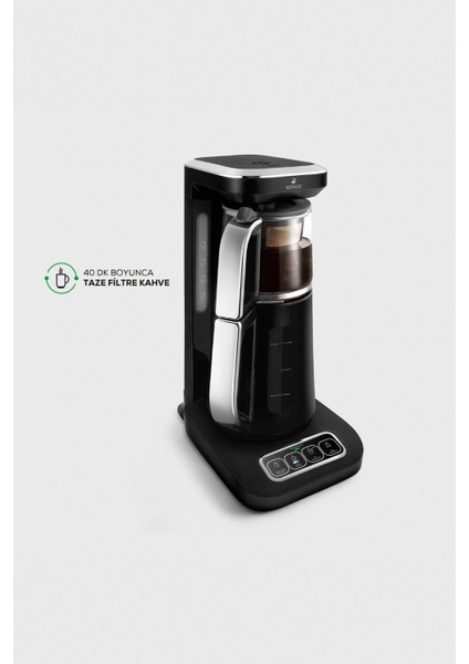 Çaysever Robotea Pro 4in1 Konuşan Otomatik Çay Makinesi, Isıtıcı ve Filtre Kahve Demleme Mak.