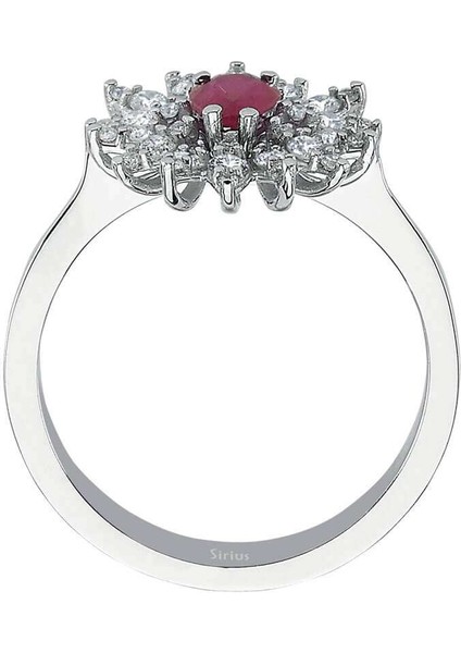 Pırlanta ve Damla Yakut Taşlı Anturaj Yüzük 0404R0366 modelleri