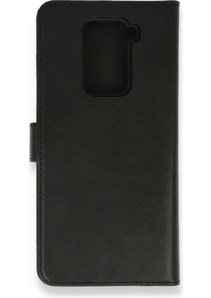 Xiaomi Redmi Note 9 Uyumlu Kapaklı Cüzdan Kılıf - Siyah