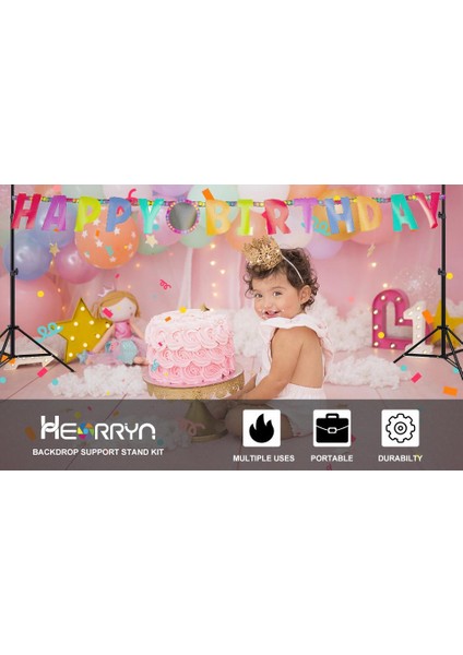 2X3M Fon Standı Background Stand Fon Perde Için Stand