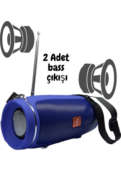 J009FM Bluetooth Hoparlör.bluetooth Radyolu Hoparlör-Çift Bass.taşınabilir Bluetooth Hoparlör