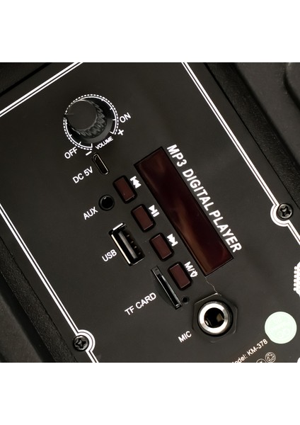 KM-378 Taşınabilir Bluetooth Hoparlör fırsatları