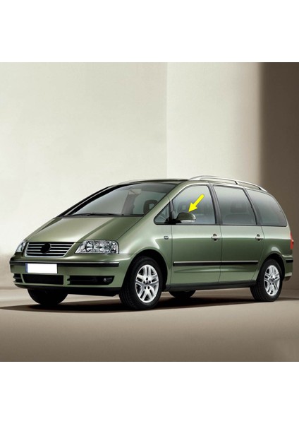 Vw Sharan 2003-2010 Sol Dış Dikiz Ayna Kapağı 1K0857537