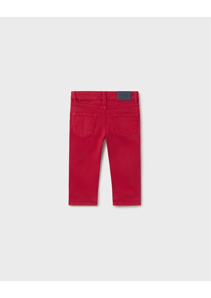 Kışlık Erkek Bebek Slimfit Pantolon Kırmızı fiyatları