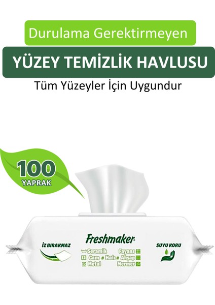 Yüzey Temizlik Havlusu 100'LÜ