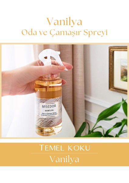 Vanilya Oda Kokusu ve Çamaşır Parfümü 330 ml