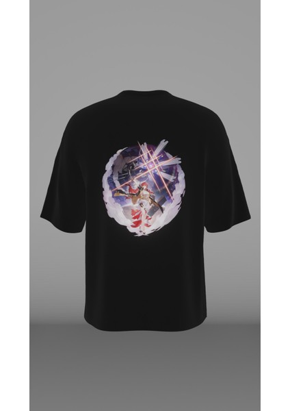 Himeko Honkai Star Rail Unisex Premium Oversize T-Shirt