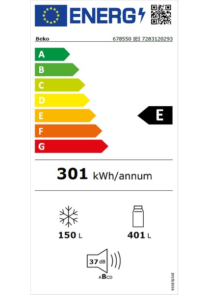 678550 Ieı No Frost Buzdolabı (78 cm Genişlik)