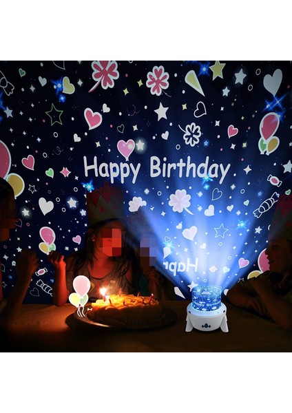 Küçük Roket Projektör Yıldızlı Gökyüzü Lambası Çocuk Atmosfer Işığı Gece Lambası (Yurt Dışından) fırsatları