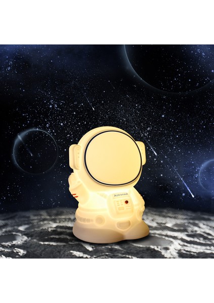 Astronot Arkadaşı Yatak Odası Başucu Lambası Bebek Gece Lambası (Yurt Dışından)