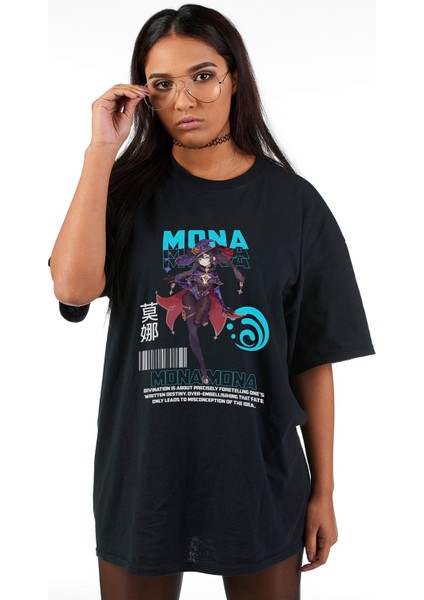 Mona Genshin Impact Unisex Oversize T-Shirt