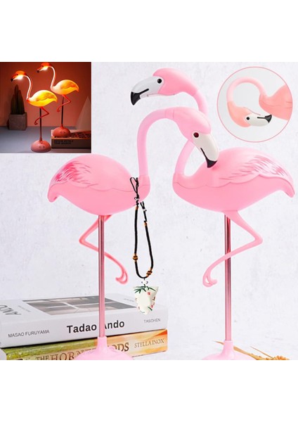 Iyi Görünümlü Flamingo Öğrenme Masası Lambası USB Gece Lambası (Yurt Dışından)