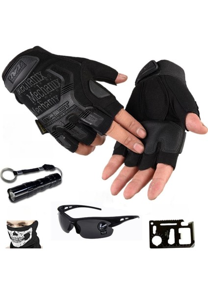 Siyah Termal Yarış Eldiveni Kaymaz Motosiklet Eldiveni (Yurt Dışından)
