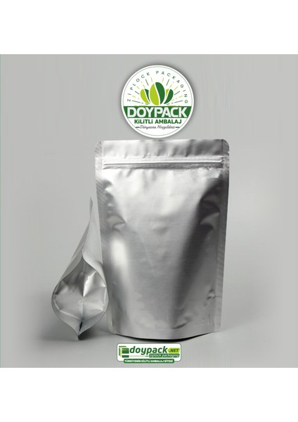 Alüminyum Kilitli Doypack 11X18,5 (100 Gr.) - 50 Adet Dp