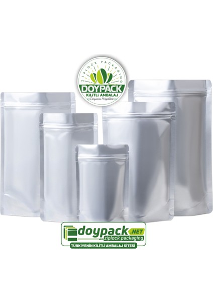 Alüminyum Kilitli Doypack 11X18,5 (100 Gr.) - 50 Adet Dp