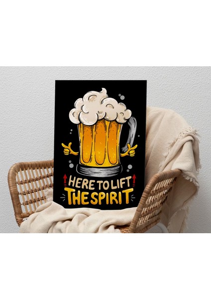 Beer Tasarımlı Kanvas Tablo-12 50X70CM Ev Dekorasyonu, Ev Hediyesi