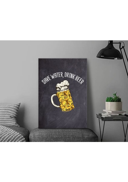 Beer Tasarımlı Kanvas Tablo-2 50X70CM Ev Dekorasyonu, Ev Hediyesi modelleri