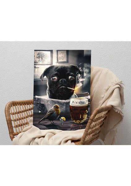 Beer Tasarımlı Kanvas Tablo-3 50X70CM Ev Dekorasyonu, Ev Hediyesi