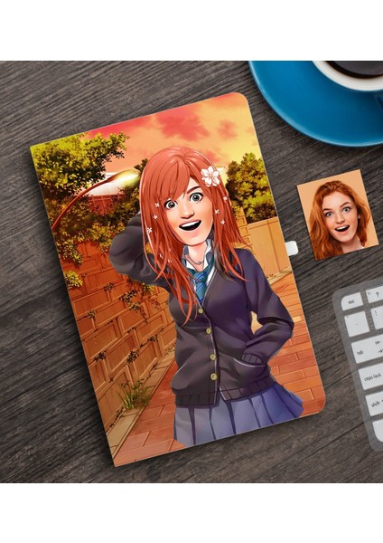 Kişiye Özel Animasyon Bebek Karikatürlü DEFTER-4A