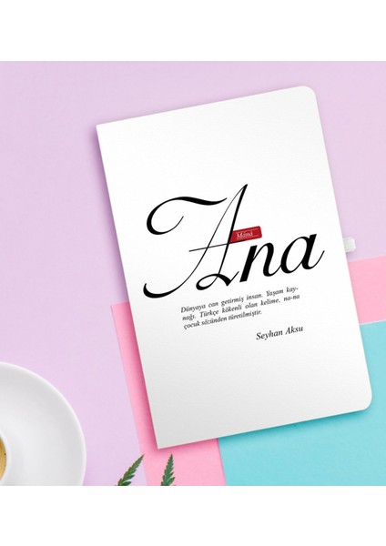 Kişiye Özel Mânâ Ana Beyaz Defter