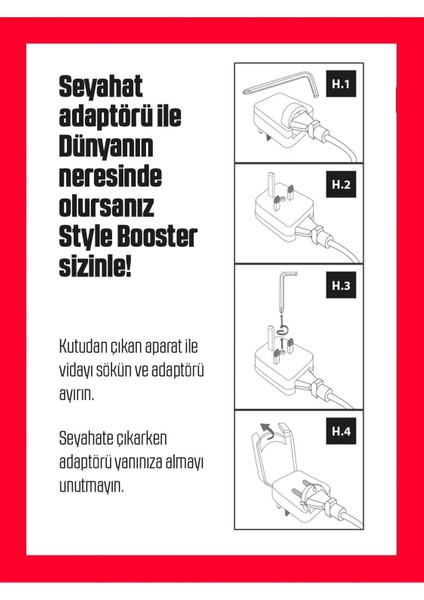 One Step Style Booster Saç Kurutma Makinesi ve Şekillendirici