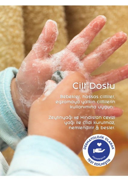 Çok Amaçlı Doğal Bitkisel Sıvı Kastil Sabunu Lavanta Kokulu Antibakteriyel Banyo Sabun 1200 ml