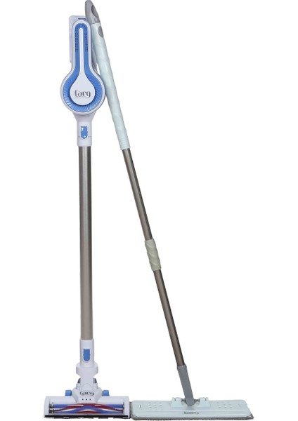Attractive EPA-1309 Turbo Fırçalı 22.2 V Dikey Kablosuz Şarjlı Süpürge ve Tablet Mop