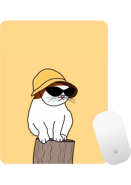 Kedi Baskılı Mouse Pad