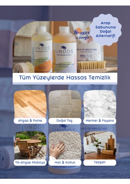 - Doğal Lavanta Kokulu Ahşap Temizleyici Konsantre Vegan Parke Temizleyici Parlatıcı 1200 ml