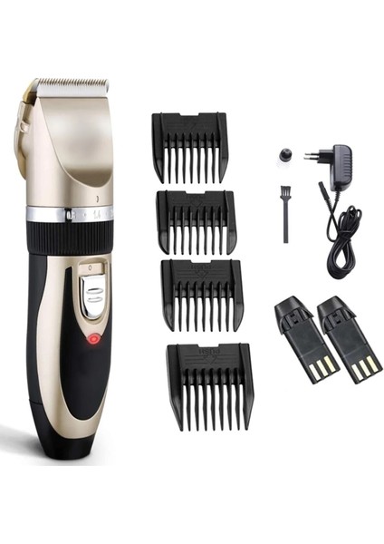 Pet-66 Yeni Model Çift Bataryalı Şarjlı Kedi Köpek Tıraş Makinesi Pet Traş modelleri