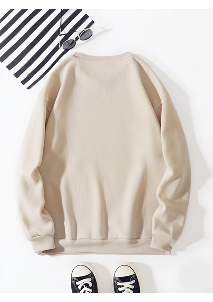 New Cabin Standart Kalıp Aslan Baskılı Sevgili Kombini Pamuklu Ikili Sweatshirt Takımı fiyatları