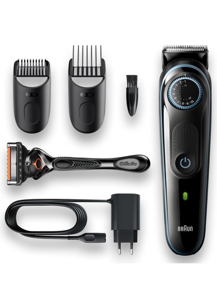 Bt 3340 Ayarlanabilir Taraklı Saç & Sakal Şekillendirici + Gillette Hediye indirimleri