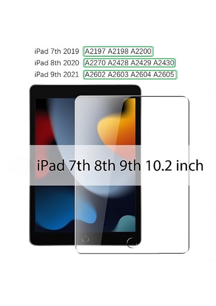 Apple iPad 7. Nesil (2019) 10.2" Inç Tablet Nano Kırılmaz ekran koruyucu