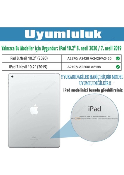 Apple iPad 7. Nesil (2019) 10.2" Inç Tablet Nano Kırılmaz ekran koruyucu