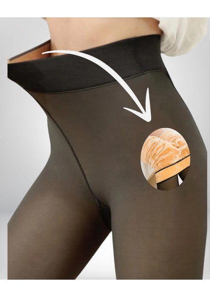 Kadın Ten Görünümlü Içi Pelüşlü Toparlayıcı Külotlu Çorap fiyatları